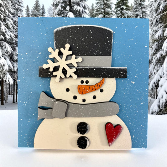 Snowman Square Insert