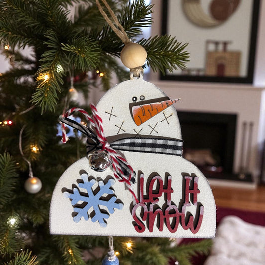 Let It Snow Christmas Ornament