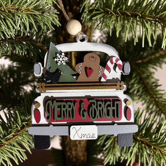 Christmas Truck Ornaments