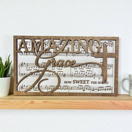 Amazing Grace Rectangle Sign