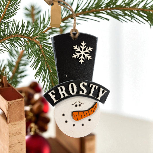 Frosty Snowman Christmas Ornament