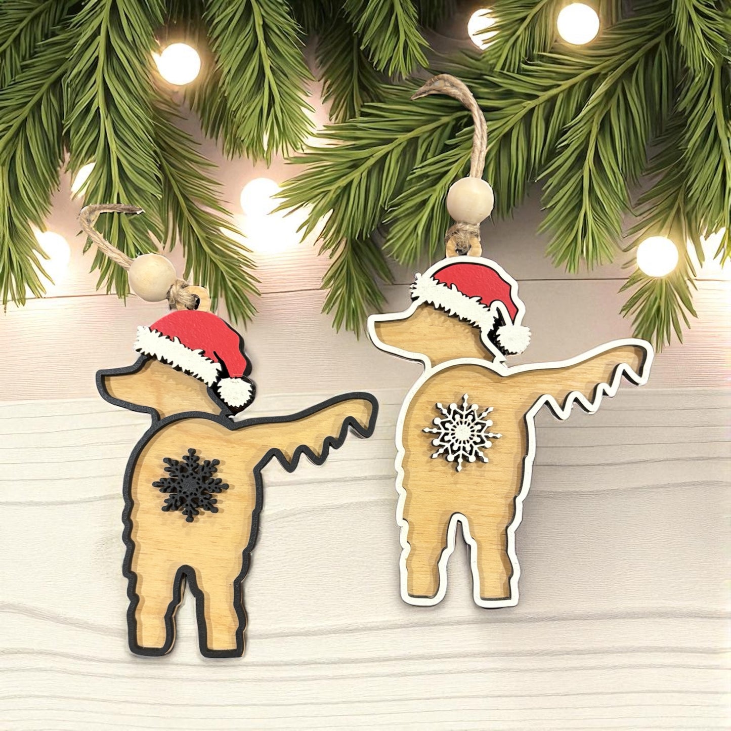 Dog Butt Ornament