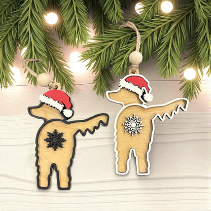 Dog Butt Ornament