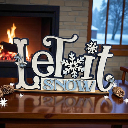 Let it Snow Shelf Sitter