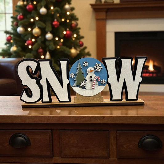 Snowglobe Shelf Sitter