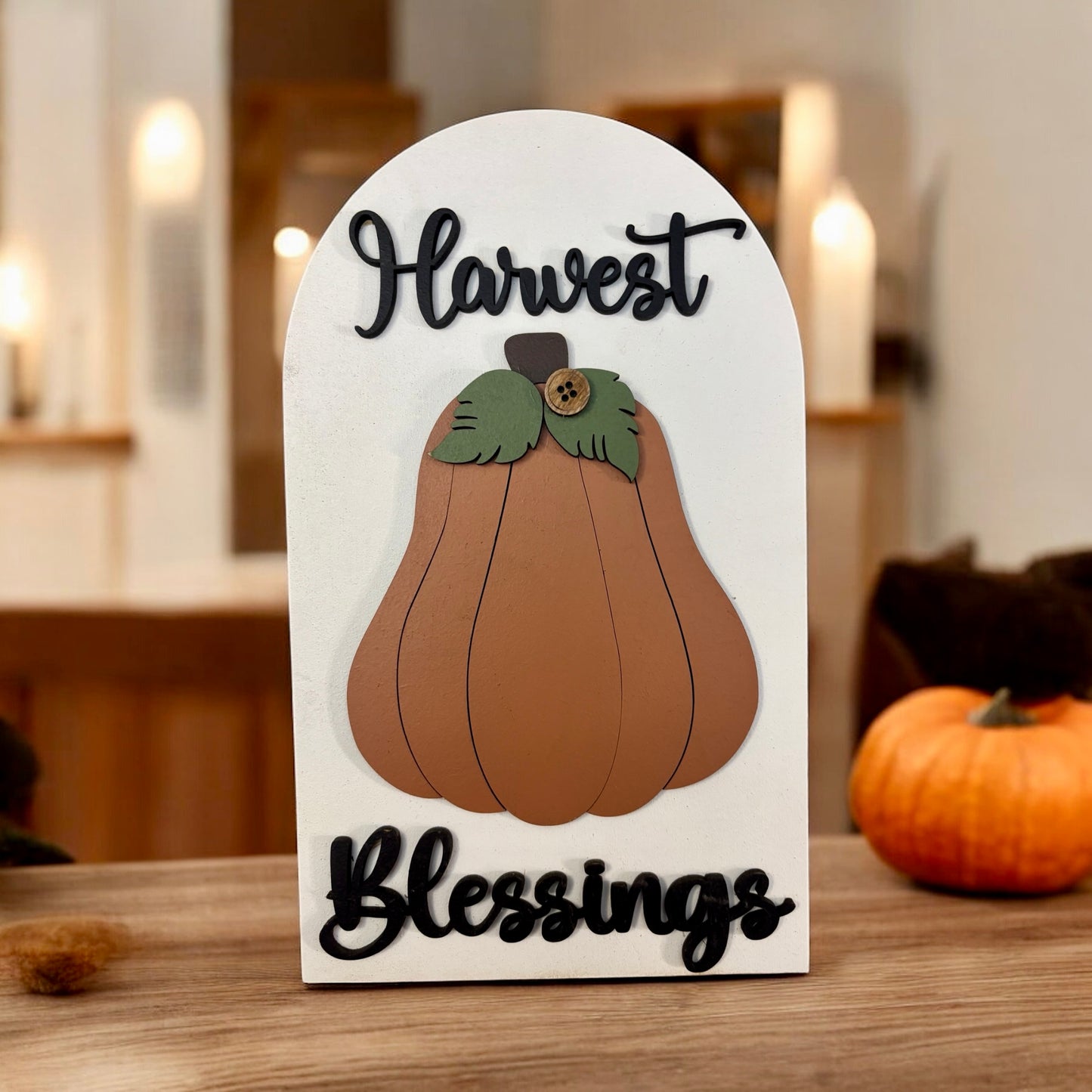 Harvest Blessings Large Arch Insert