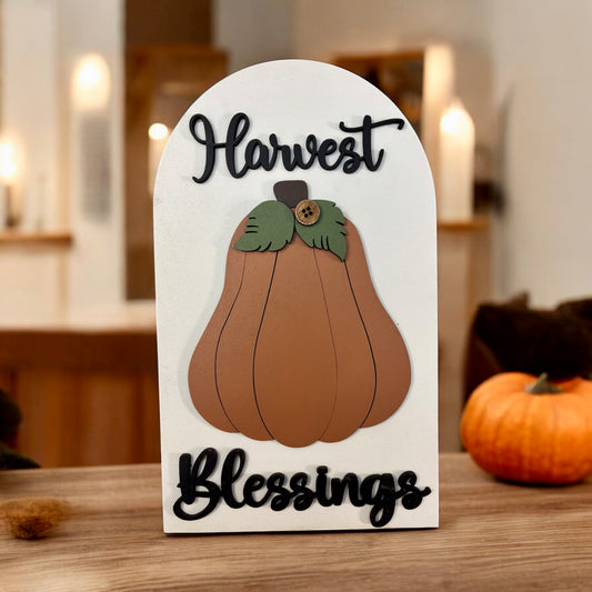 Harvest Blessings Large Arch Insert