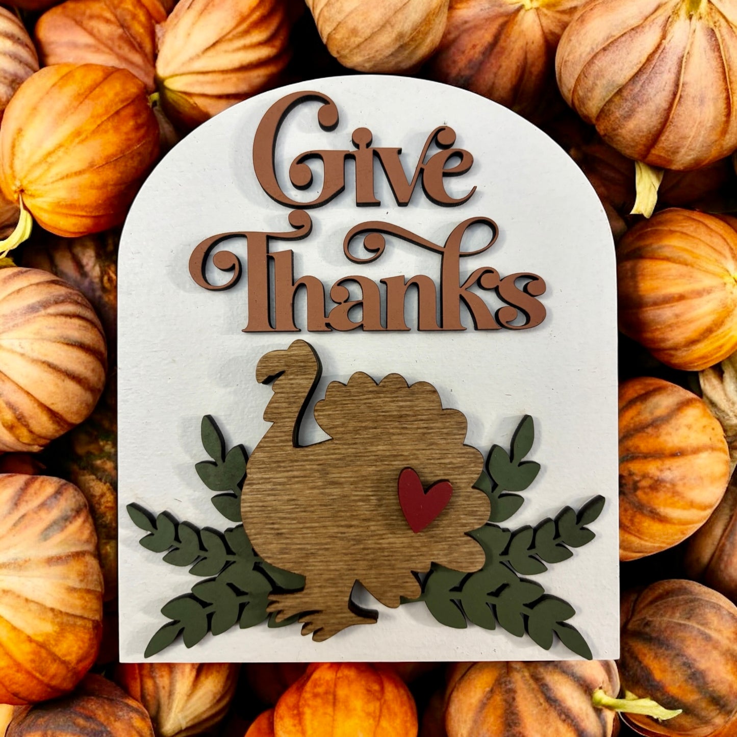 Give Thanks Small Arch Insert