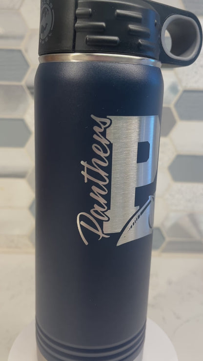 Panorama Panther Logo 40 oz Water Bottle