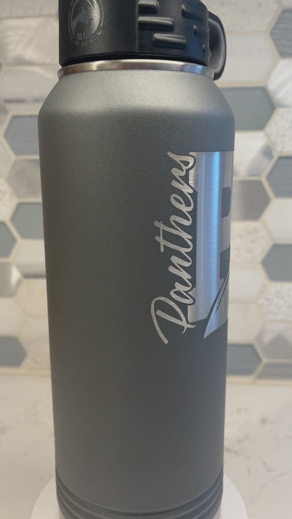 Panorama Panther Logo 40 oz Travel Mug