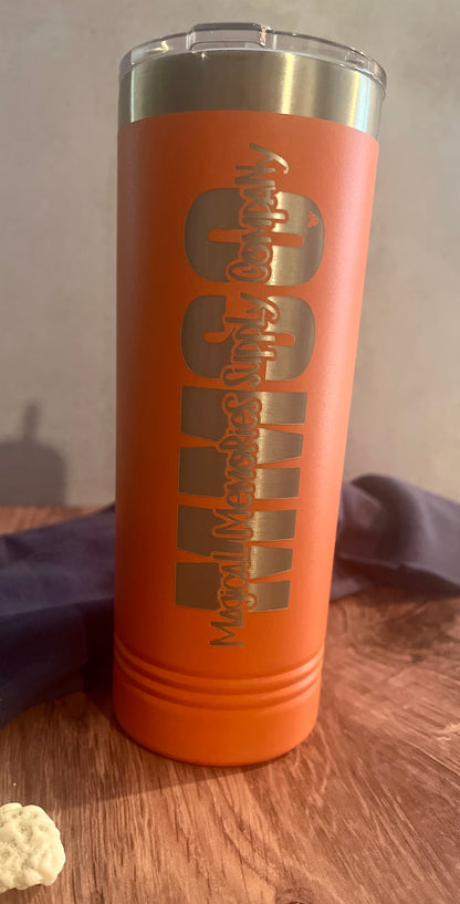 22oz Skinny Tumbler with Personalization