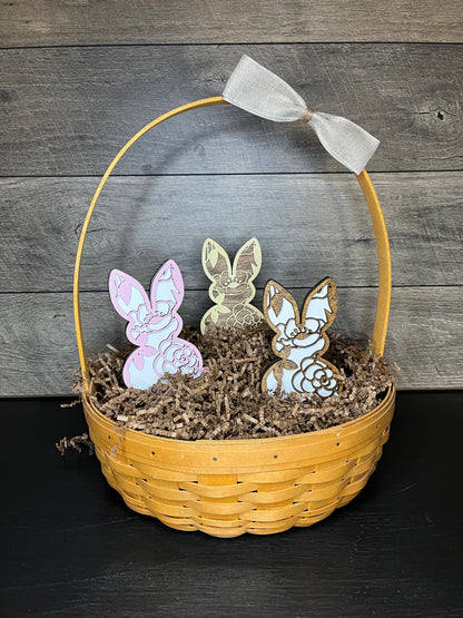Floral Easter Bunny - Small