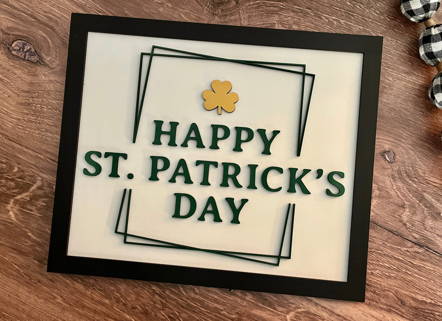 Happy St. Patrick's Day sign