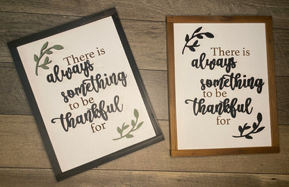 Thankful Quote Sign