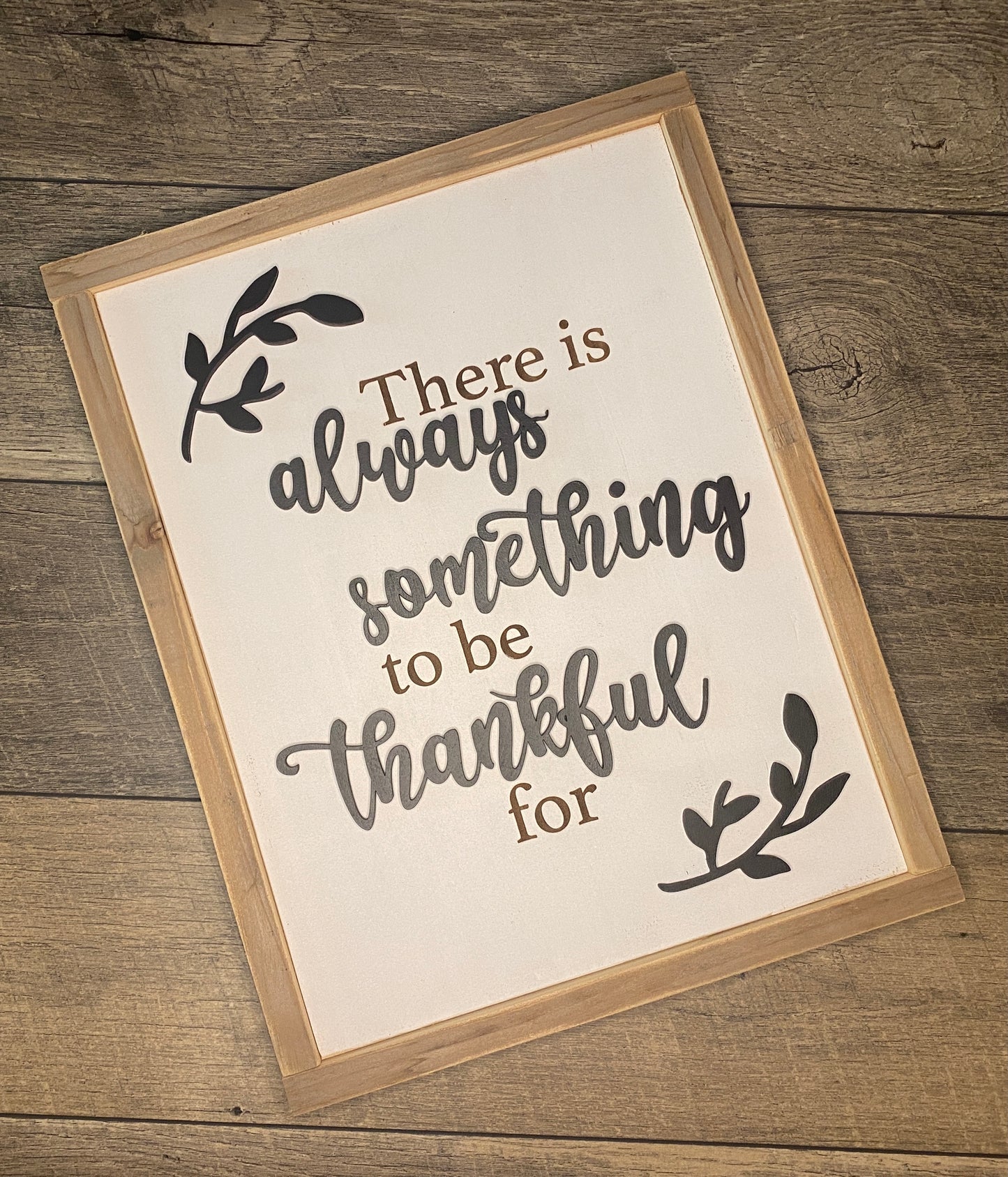 Thankful Quote Sign
