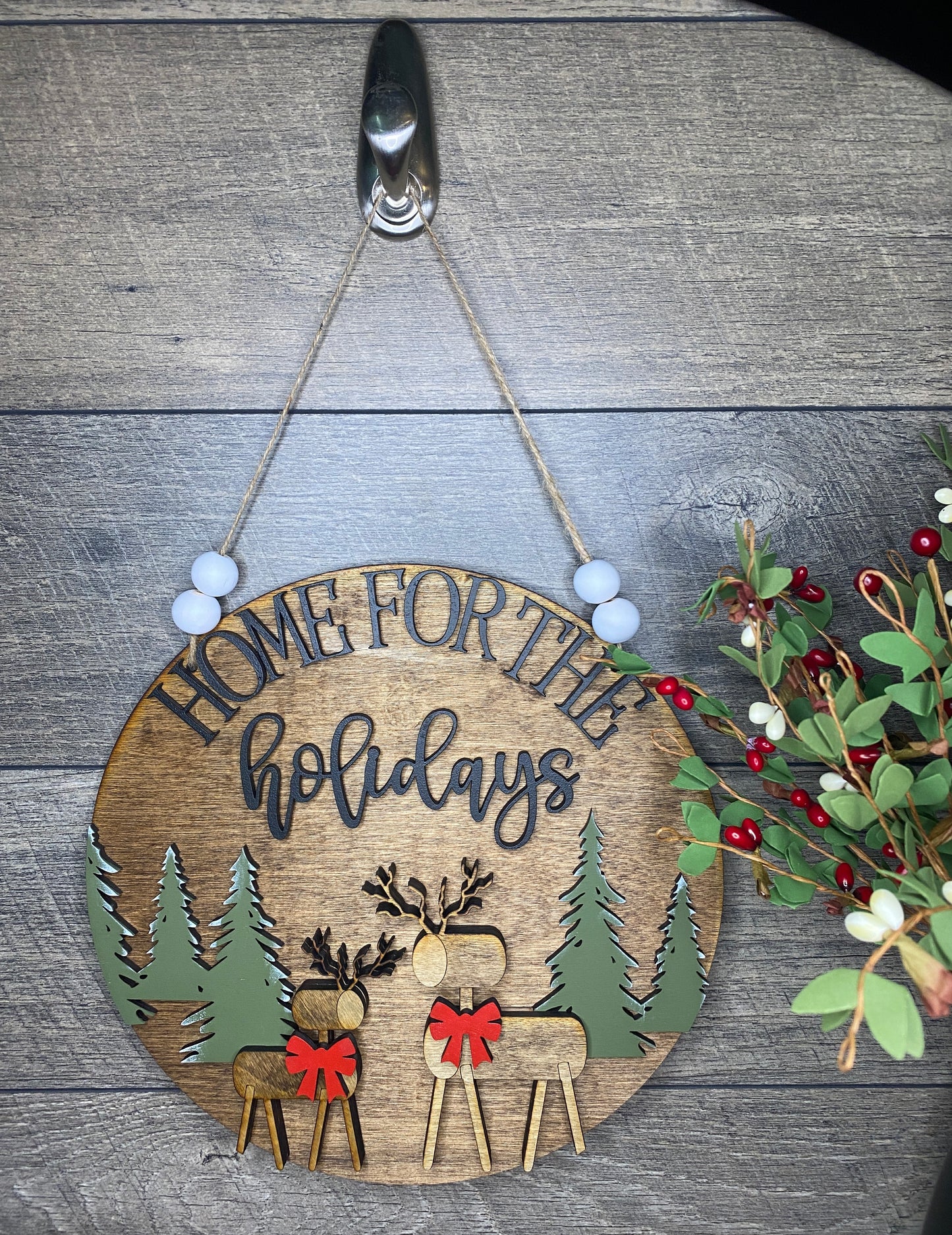 Home for the Holidays Sign