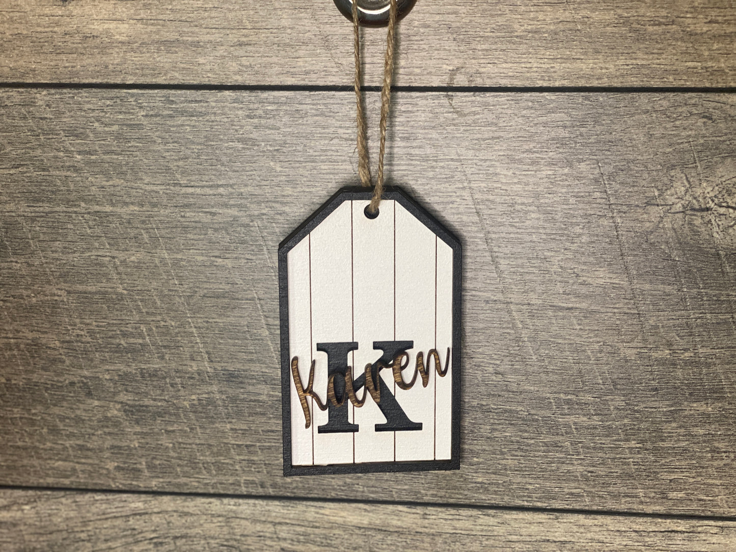 Shiplap Ornaments - Personalized